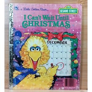 Sesame Street Little Golden Book - I Can't Wait Until Christmas‎